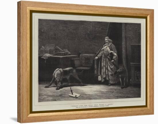 Uneasy Lies the Head That Wears a Crown-John Charles Dollman-Framed Premier Image Canvas