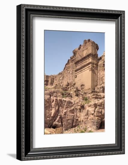 Uneishu Tomb, Petra, Jordan, Middle East-Richard Maschmeyer-Framed Photographic Print