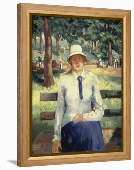 Unemployed Girl-Kasimir Malevich-Framed Premier Image Canvas