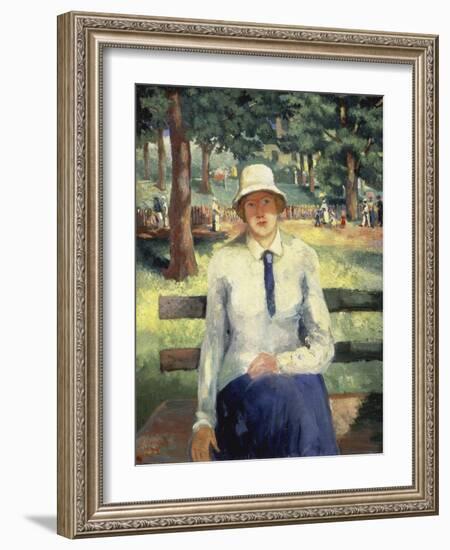 Unemployed Girl-Kasimir Malevich-Framed Giclee Print