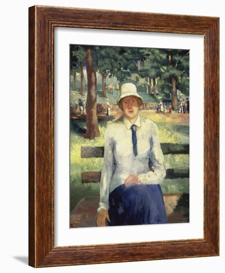 Unemployed Girl-Kasimir Malevich-Framed Giclee Print