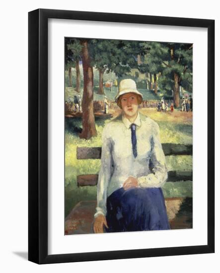 Unemployed Girl-Kasimir Malevich-Framed Giclee Print