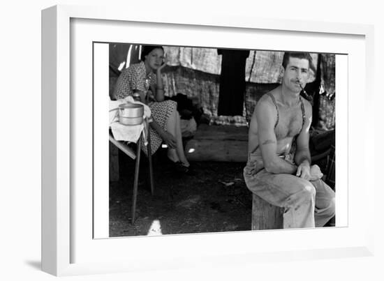 Unemployed Lumber Worker-Dorothea Lange-Framed Art Print