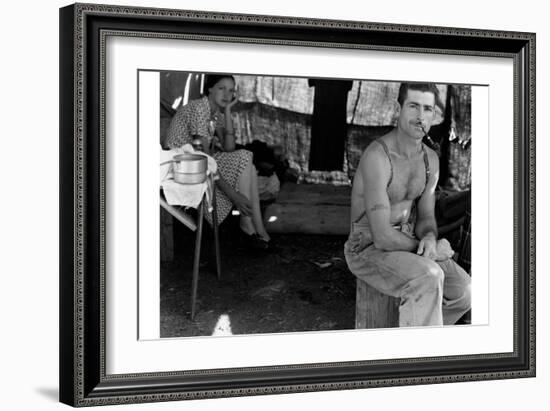 Unemployed Lumber Worker-Dorothea Lange-Framed Art Print