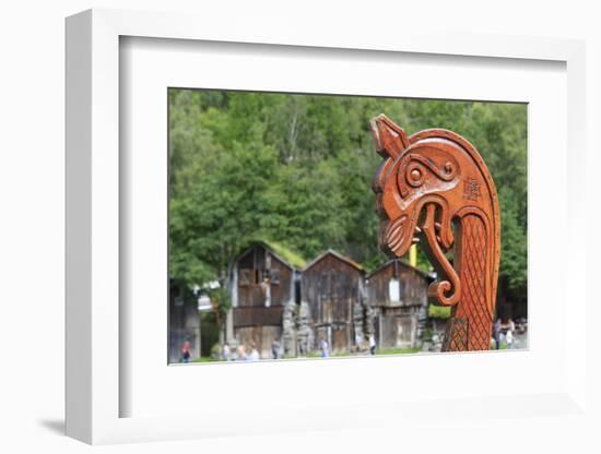 Unesco World Heritage Site. Viking Ship Replica. Geiranger, Norway-Tom Norring-Framed Premium Photographic Print