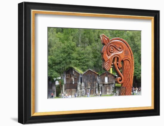 Unesco World Heritage Site. Viking Ship Replica. Geiranger, Norway-Tom Norring-Framed Premium Photographic Print