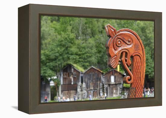 Unesco World Heritage Site. Viking Ship Replica. Geiranger, Norway-Tom Norring-Framed Premier Image Canvas