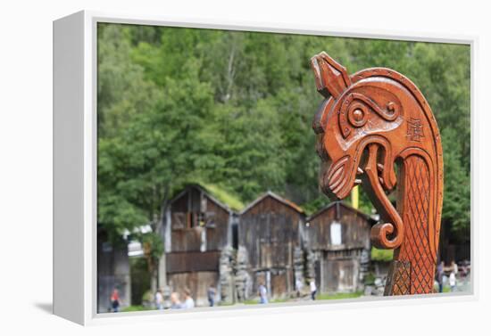 Unesco World Heritage Site. Viking Ship Replica. Geiranger, Norway-Tom Norring-Framed Premier Image Canvas