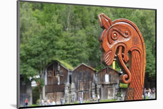 Unesco World Heritage Site. Viking Ship Replica. Geiranger, Norway-Tom Norring-Mounted Photographic Print