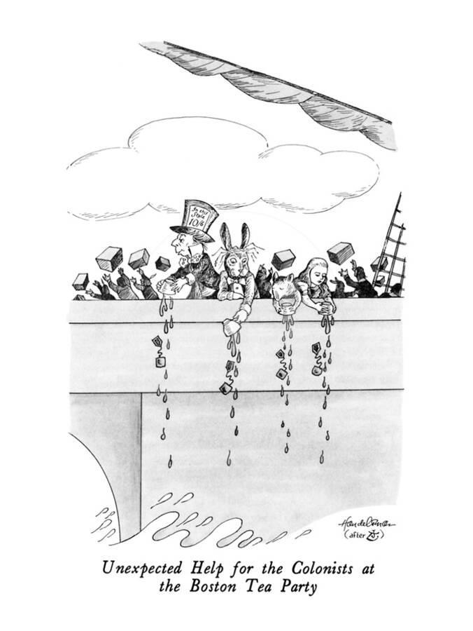 Drawing Boston Tea Party Images
