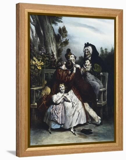 Unexpected Return-Achille Deveria-Framed Premier Image Canvas