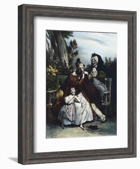 Unexpected Return-Achille Deveria-Framed Giclee Print