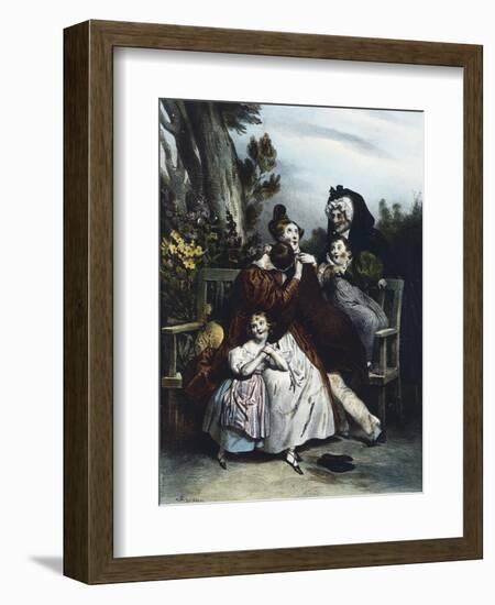 Unexpected Return-Achille Deveria-Framed Giclee Print