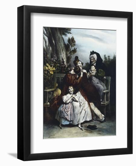 Unexpected Return-Achille Deveria-Framed Giclee Print