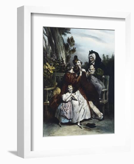 Unexpected Return-Achille Deveria-Framed Giclee Print