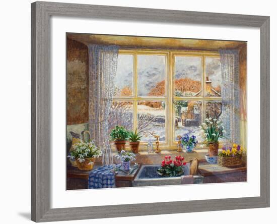 Unexpected Snowfall-Stephen Darbishire-Framed Giclee Print