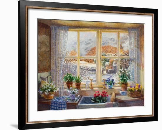 Unexpected Snowfall-Stephen Darbishire-Framed Giclee Print