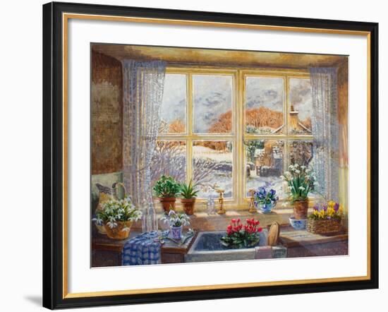 Unexpected Snowfall-Stephen Darbishire-Framed Giclee Print