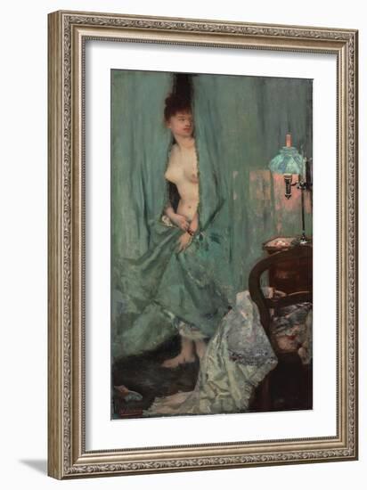 Unexpected Visit; Visite Imprevue, 1878-Henri Gervex-Framed Giclee Print