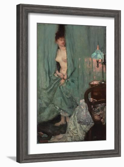 Unexpected Visit; Visite Imprevue, 1878-Henri Gervex-Framed Giclee Print