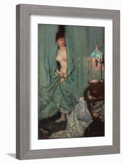 Unexpected Visit; Visite Imprevue, 1878-Henri Gervex-Framed Giclee Print