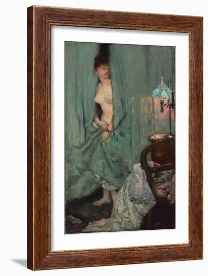 Unexpected Visit; Visite Imprevue, 1878-Henri Gervex-Framed Giclee Print