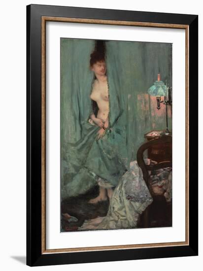 Unexpected Visit; Visite Imprevue, 1878-Henri Gervex-Framed Giclee Print