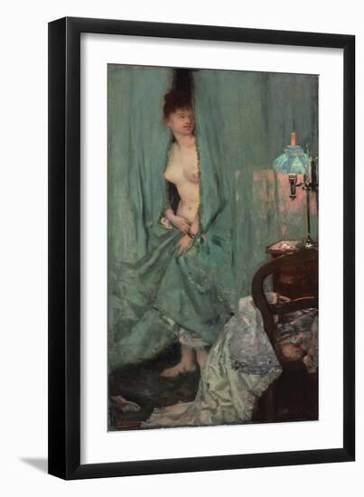 Unexpected Visit; Visite Imprevue, 1878-Henri Gervex-Framed Giclee Print