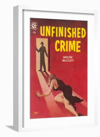 Unfinished Crime-null-Framed Art Print