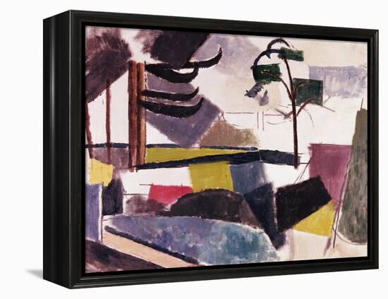 Unfinished Landscape with Tree Branches-Roger de La Fresnaye-Framed Premier Image Canvas