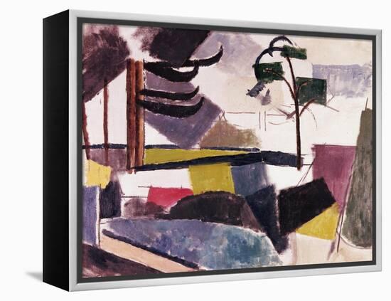 Unfinished Landscape with Tree Branches-Roger de La Fresnaye-Framed Premier Image Canvas