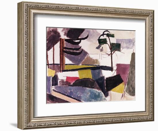 Unfinished Landscape with Tree Branches-Roger de La Fresnaye-Framed Giclee Print