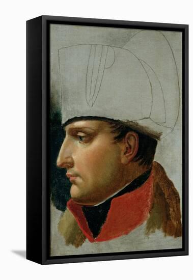 Unfinished Portrait of Napoleon I (1769-1821) 1808-Anne-Louis Girodet de Roussy-Trioson-Framed Premier Image Canvas