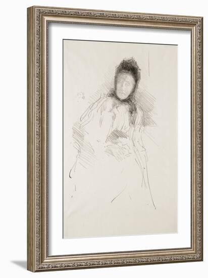 Unfinished Sketch of Lady Haden, 1895-James Abbott McNeill Whistler-Framed Giclee Print