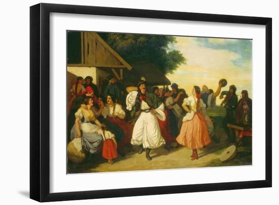 Ungarische Bauernhochzeit-Károly Lotz-Framed Giclee Print