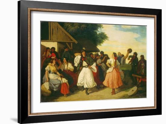 Ungarische Bauernhochzeit-Károly Lotz-Framed Giclee Print