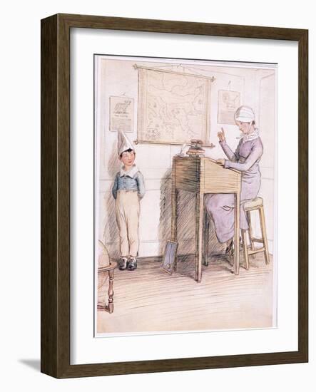 Unhappy Boy, are You Ashamed of Yourself?-Hugh Thomson-Framed Giclee Print