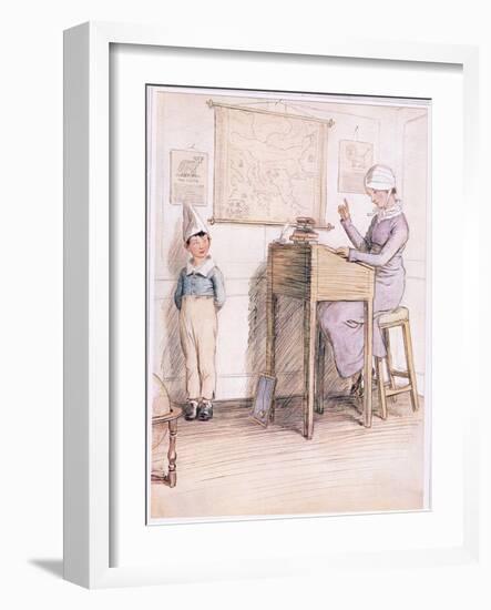 Unhappy Boy, are You Ashamed of Yourself?-Hugh Thomson-Framed Giclee Print