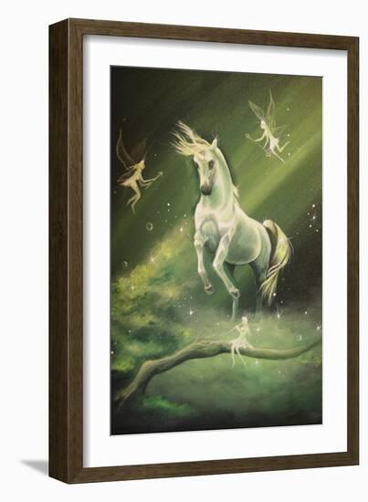 Unicorn Dances-Sue Clyne-Framed Giclee Print