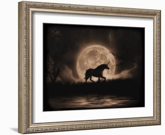 Unicorn Dreams-Julie Fain-Framed Art Print