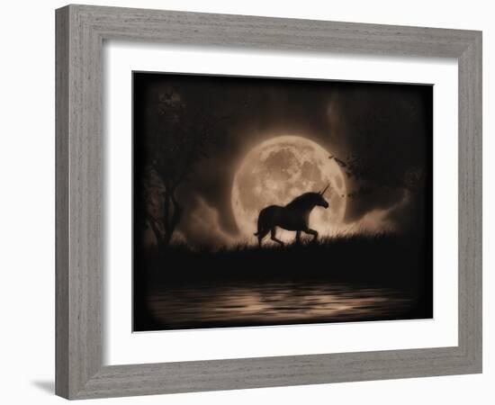 Unicorn Dreams-Julie Fain-Framed Art Print