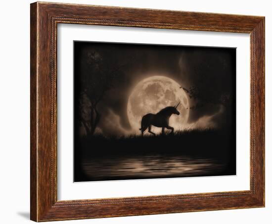 Unicorn Dreams-Julie Fain-Framed Art Print