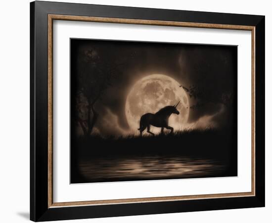 Unicorn Dreams-Julie Fain-Framed Art Print