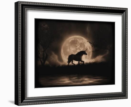 Unicorn Dreams-Julie Fain-Framed Art Print