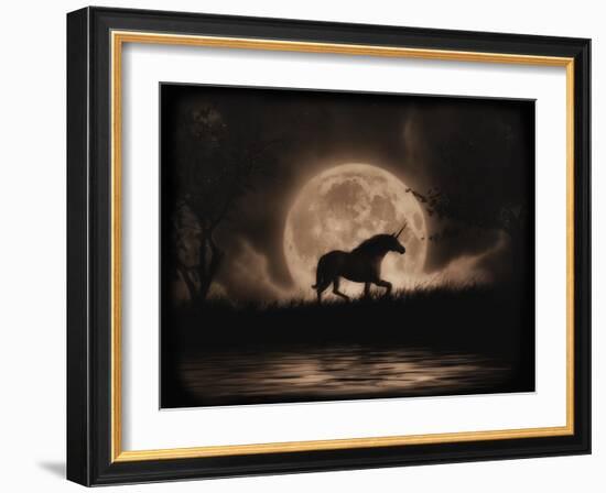 Unicorn Dreams-Julie Fain-Framed Art Print