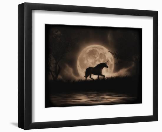 Unicorn Dreams-Julie Fain-Framed Art Print