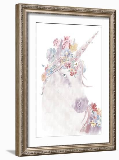 Unicorn Floral-1x Studio II-Framed Giclee Print