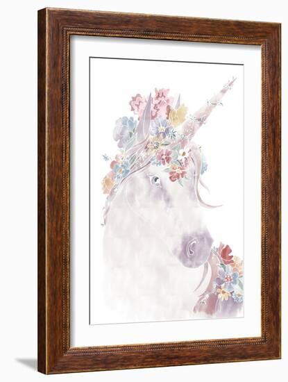 Unicorn Floral-1x Studio II-Framed Giclee Print