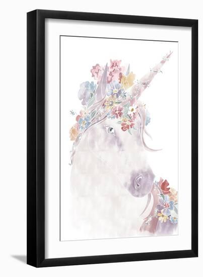 Unicorn Floral-1x Studio II-Framed Giclee Print