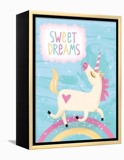 Unicorn I-Teresa Woo-Framed Stretched Canvas